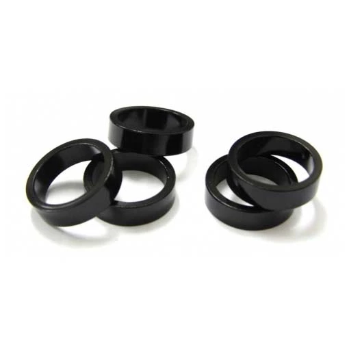 Espaciadores MSC Aluminio Negro - Endubikes 3 Espaciadores MSC Aluminio Negro - Endubikes