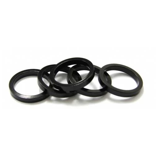 Espaciadores MSC Aluminio Negro - Endubikes 5 Espaciadores MSC Aluminio Negro - Endubikes - Imagen 3