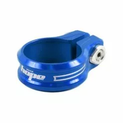 Abrazadera De Tija HOPE 34,9 Mm - Endubikes -Bicicletas Tienda Abrazadera de tija HOPE 349 mm con tornillo azul 1