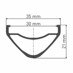 Ruedas A La Carta Custom Wheels Ebike DT Swiss HX Con Hope Pro 4 -Bicicletas Tienda DT Swiss HX 531 Perfil 2
