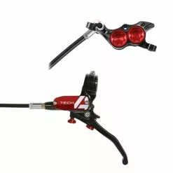 Freno HOPE TECH 3 V4 Con Latiguillos Metálicos!! 12 Freno HOPE TECH 3 V4 Con Latiguillos Metálicos!! -Bicicletas Tienda HOPE Tech E4 ROJO