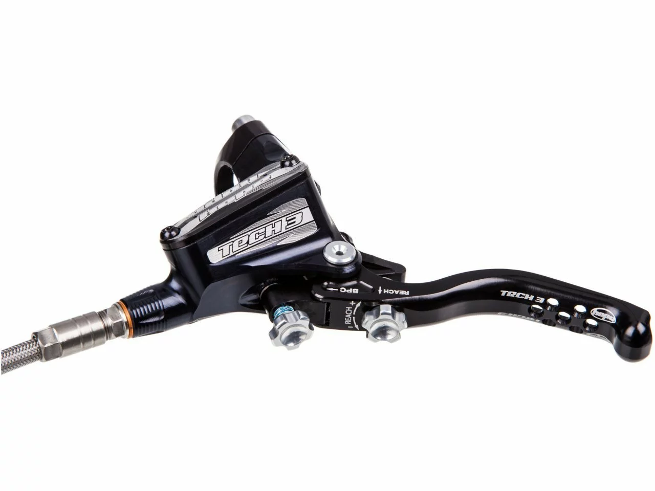 Freno HOPE TECH 3 V4 Con Latiguillos Metálicos!! 4 Freno HOPE TECH 3 V4 Con Latiguillos Metálicos!! - Imagen 2