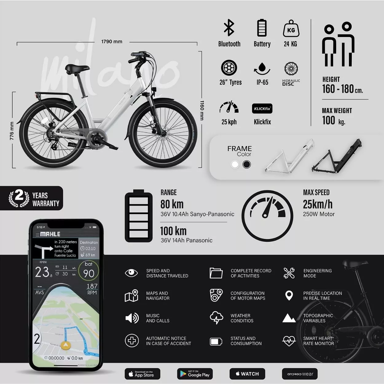 E-bike LEGEND Milano 7 E-bike LEGEND Milano - Imagen 6