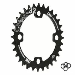 Plato OneUp 94/96 BCD - Endubikes 10 Plato OneUp 94/96 BCD - Endubikes -Bicicletas Tienda OneUp Components 32T 94 96 BCD Narrow Wide Chainring Iso Black 966 grande