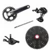 Grupo Shimano XT 12v M8100 Con Cassette Sunrace! -Bicicletas Tienda XT NEGRE