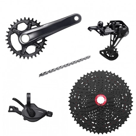Grupo Shimano XT 12v M8100 Con Cassette Sunrace! 3 Grupo Shimano XT 12v M8100 Con Cassette Sunrace!