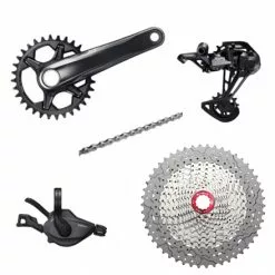 Grupo Shimano XT 12v M8100 Con Cassette Sunrace! 9 Grupo Shimano XT 12v M8100 Con Cassette Sunrace! -Bicicletas Tienda XTPLATA