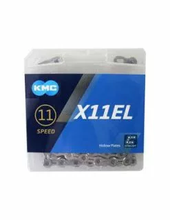 Cadena Kmc X11 El Light 118 Eslabones 11V.Cromado