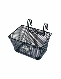 Cesta Delantera Para Niños BASIL Tivoli Acero Negro
