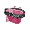 Cesto Delantero Niños BASIL Jasmin Baboushka Malla Acero Rosa/muñeca 28x20x18 Cm -Bicicletas Tienda cesta jasmin pla rd pbicis de nino 28x19x19 cm