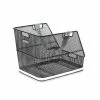 Cesto Trasero BASIL Class Malla Acero Con Correa Extraíble Negro Con Banda Reflectante 38x31x27 Cm -Bicicletas Tienda cesta rt basil class p bolsa 40x24x21cm