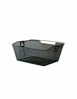 Cesta Trasera MIJNENPIEPER Malla Apretada PVC Negra