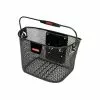 Cesto Delantero Klickfix Mini M Malla Negro 29X20X19