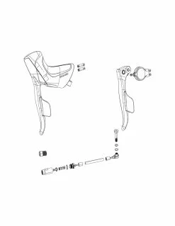 Mecanismo De Maneta SRAM Rival Etap AXS Freno Disco (incluye Apoyamanos)