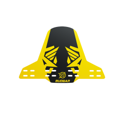Guardabarros MUDWAR Rear - Endubikes -Bicicletas Tienda mudguard mudwar rear plano amarillo turbo