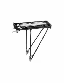 Portaequipaje Pletscher Genius 26/28" Sist. 310/345mm (Sin Implementos) Plata